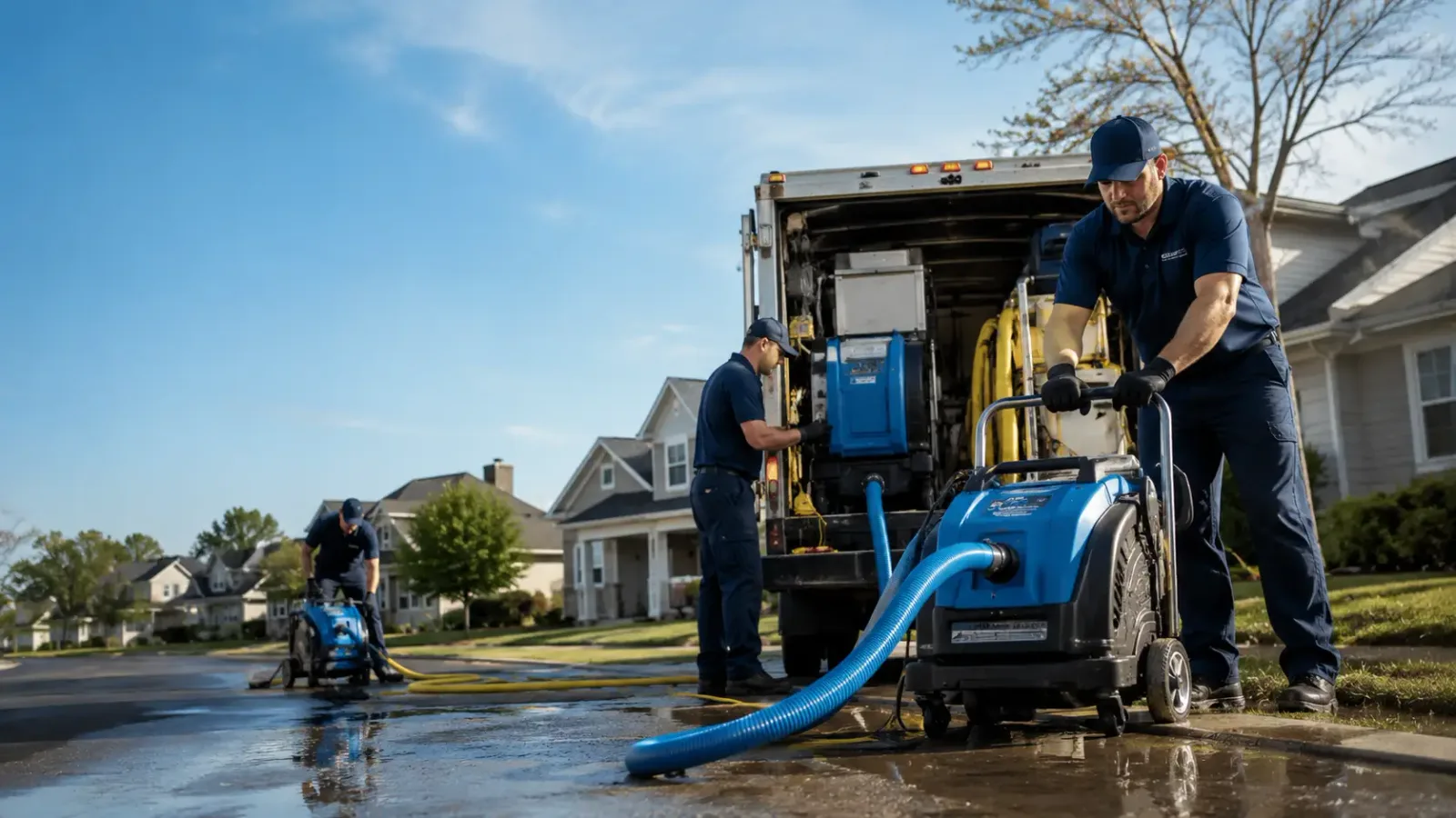 Flood Damage Cleanup in East Springfield, OH